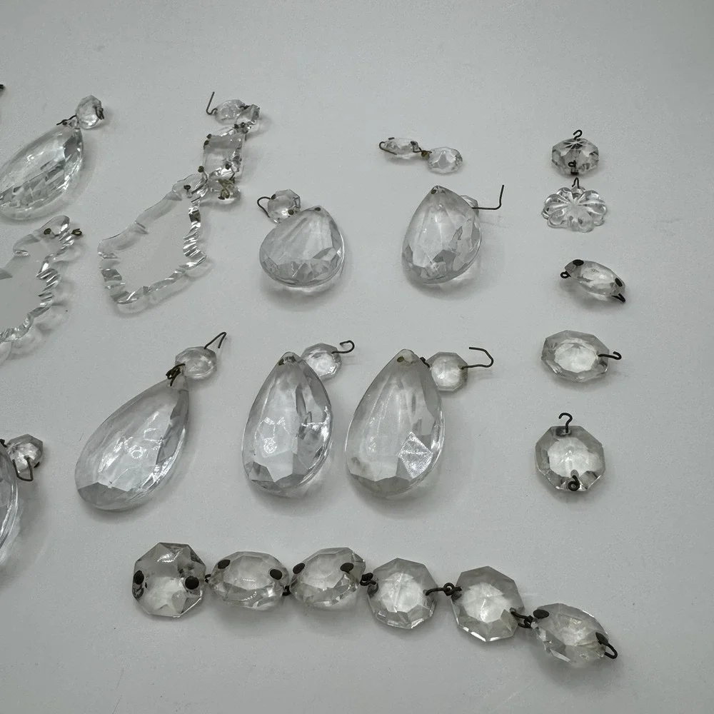 LOT OF 19 Vintage Glass FRENCH PENDALOGUE 2